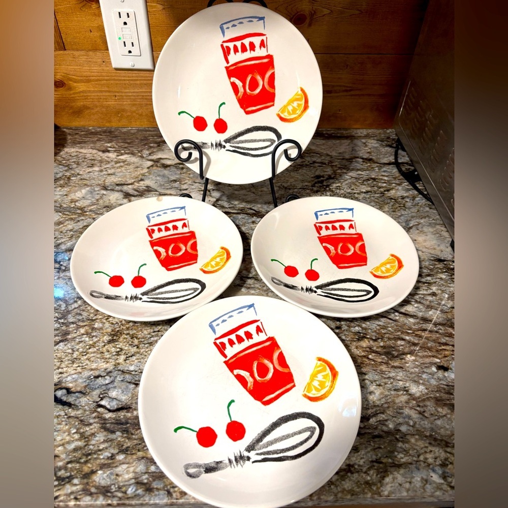 Lenox | Kate Spade “All On Good Taste” App Plates, Set of 4